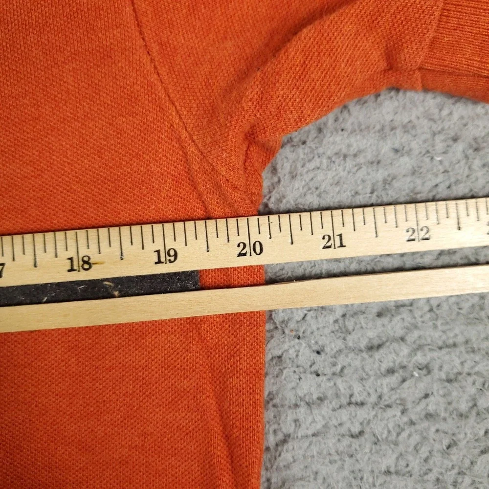 Ralph Lauren Polo Shirt Mens Small Orange Pony Golf Casual Short Sleeve *